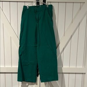 St. John's Bay Women's Green Wide Leg Pants